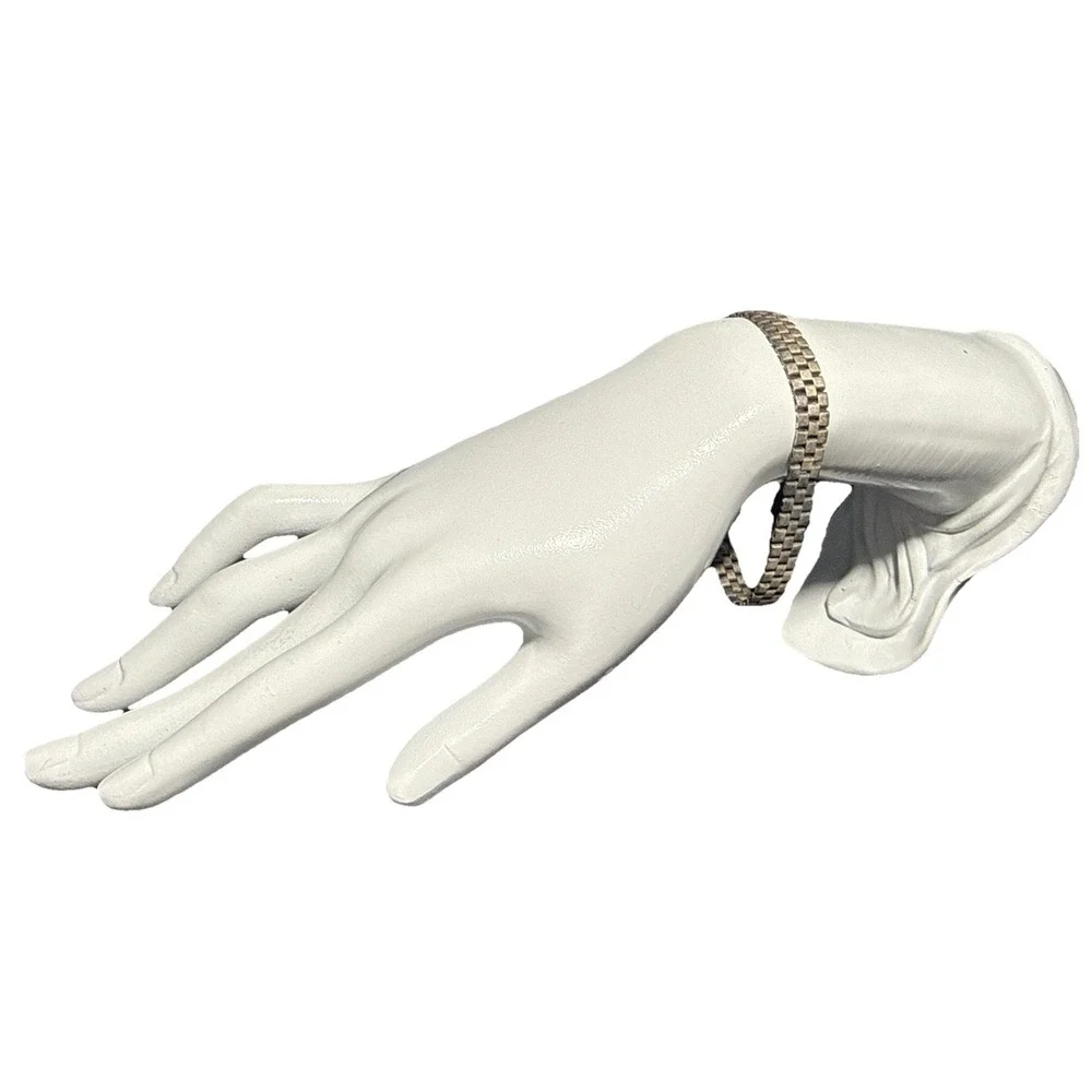 925 Sterling Silver Fence Link Chain 7